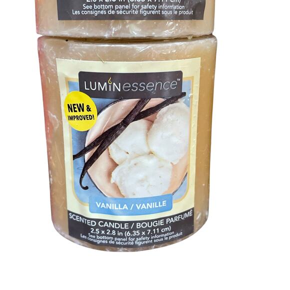 Luminessence Vanilla Scented Candle 7oz Hostess Housewarming Lot of 8 Gift Decor - Picture 4 of 11